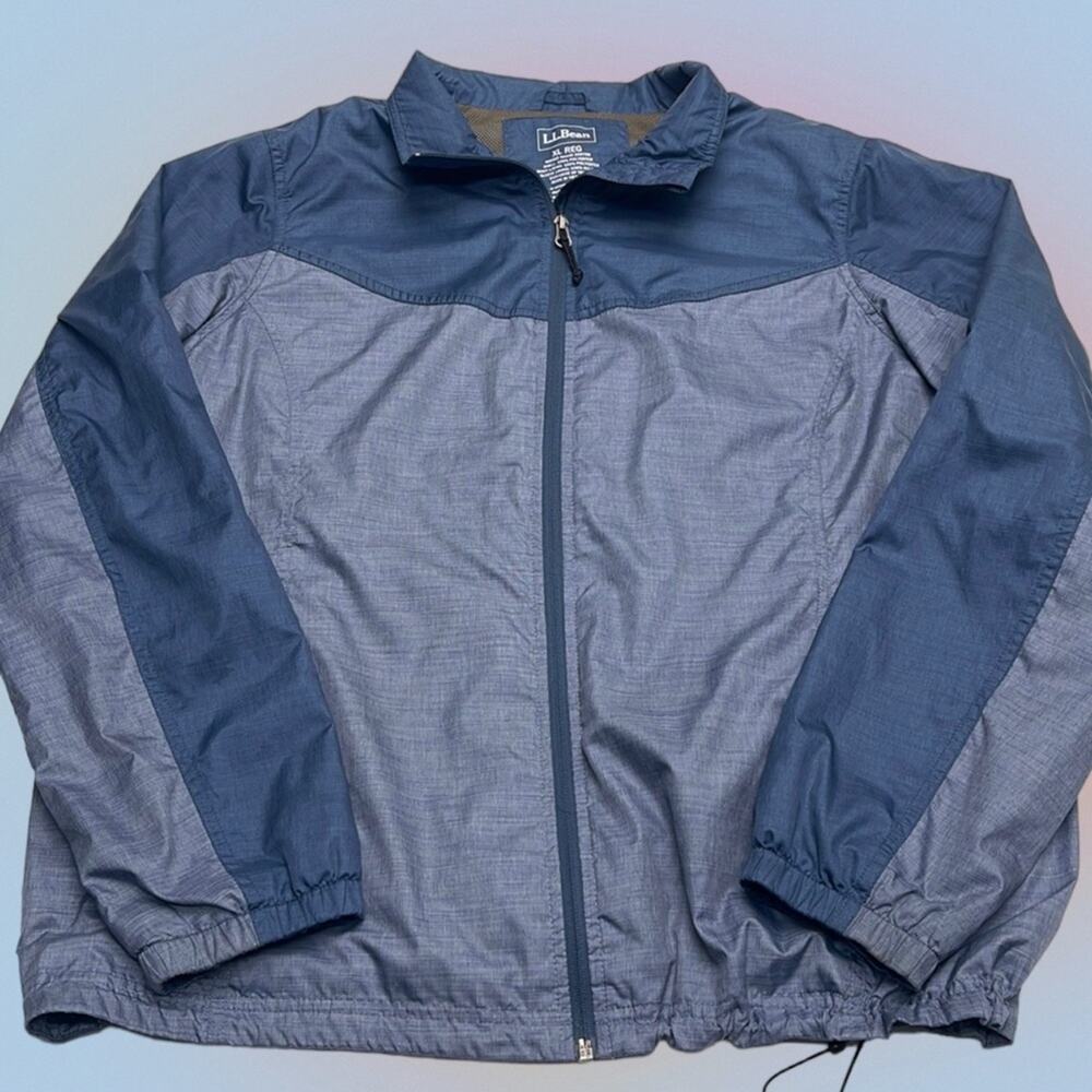 L.L. BEAN Women’s XL Blue Full Zip Lightweight Jacket